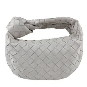 BOTTEGA VENETA White Leather Intrecciato Bag